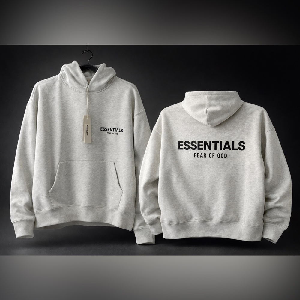 Essentials Fear of God Gray Hoodie